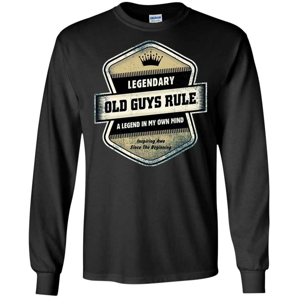 Guys Rule Men's Legendary Badge Long Sleeves