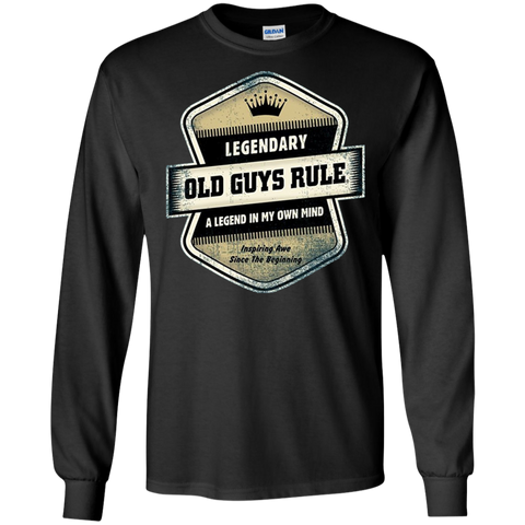 Guys Rule Men's Legendary Badge Long Sleeves