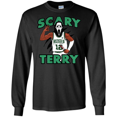Scary Terry With Knife Gift for Fun Long T-Shirt