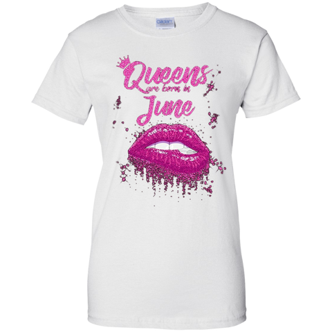 CCover your body with amazing CQueens Are Born In June Birthday T-Shirt for Black Women T-Shirt