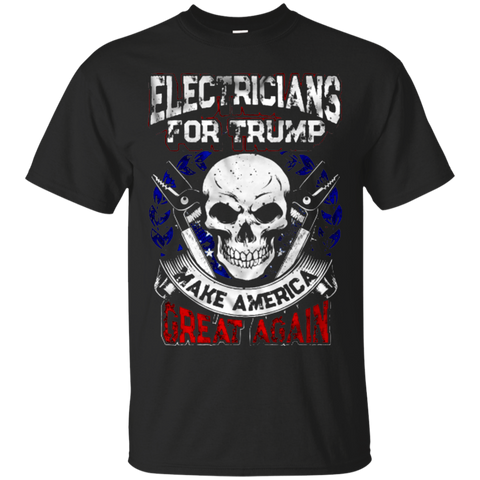 Electricians For Trump Make America Great Again T-Shirt