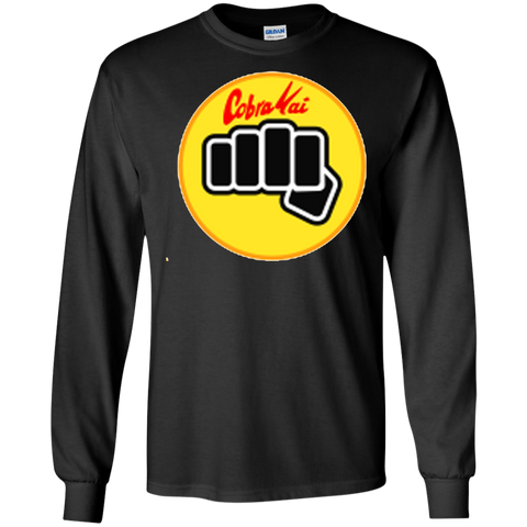 Cobra Kai Strike First Strike Hard No Mercy Hand Long T-Shirt