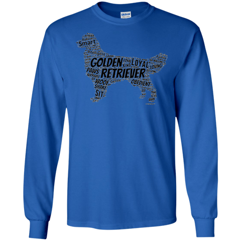 Retriever Word Art Dog Puppy Owner Gift long sleeve