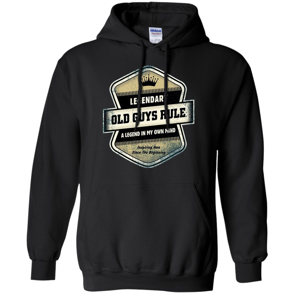 Guys Rule Men's Legendary Badge Pullover Hoodie