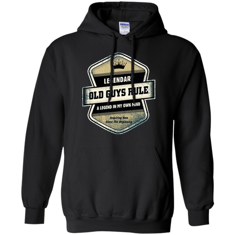 Guys Rule Men's Legendary Badge Pullover Hoodie