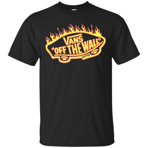 CHigh quality CVans X Thrasher Pocket T-Shirt (Black)-Large T-Shirt