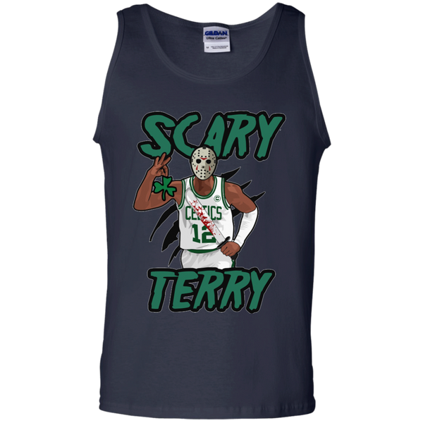 Scary Terry With Knife Clover Lucky Gift for Fun Tank Top