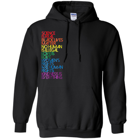 Science is Real Black Lives Matter Pullover Hoodie