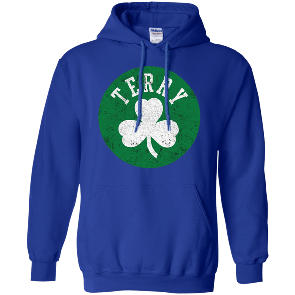 Scary Terry Clover Lucky Gift for Fun Pullover Hoodie