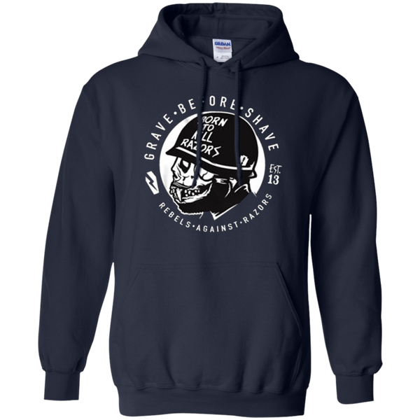 Born to kill Razors - Gave before Shave - EST13 Pullover Hoodie
