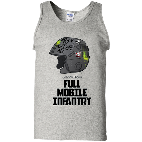 Born to kill head Johnny Rico Full Mobile Infantry Tank Top