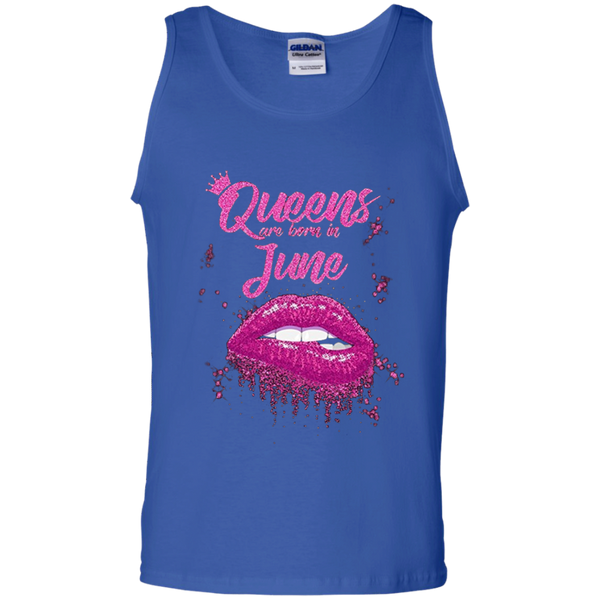 CCover your body with amazing CQueens Are Born In June Birthday T-Shirt for Black Women Tank Top