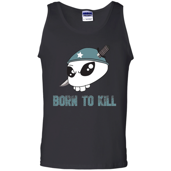 Born to kill head Funny Art Star Tank Top
