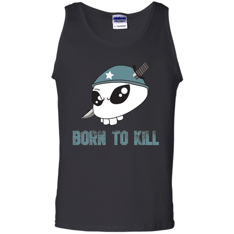 Born to kill head Funny Art Star Tank Top