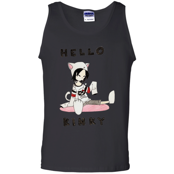 Helllo Kinky Art funny Tank Top