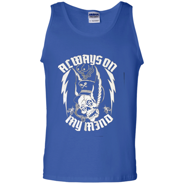 Acways On My Mind Skull Born to kill head funny Tank Top