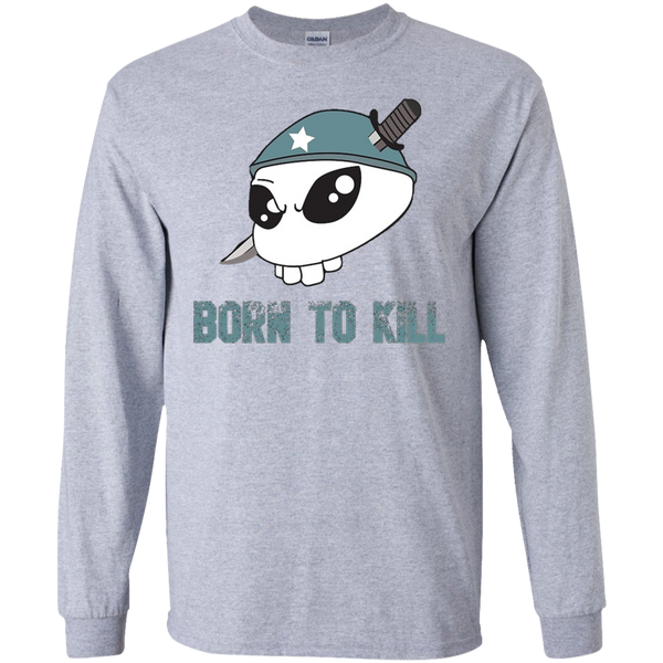 Born to kill head Funny Art Star Long T-Shirt