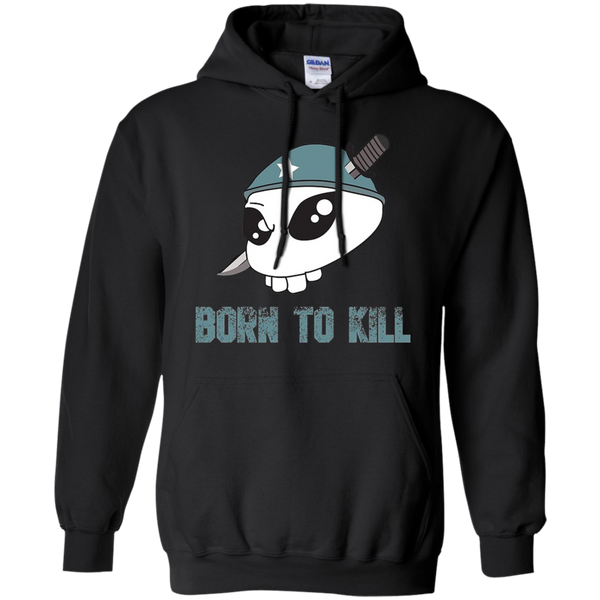 Born to kill head Funny Art Star Pullover Hoodie