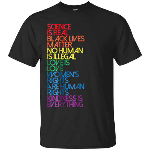 Science is Real Black Lives Matter T-Shirt
