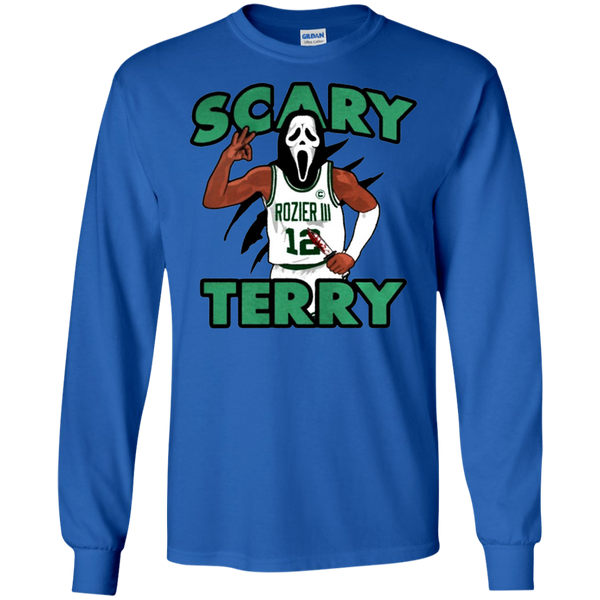Scary Terry With Knife Gift for Fun Long T-Shirt