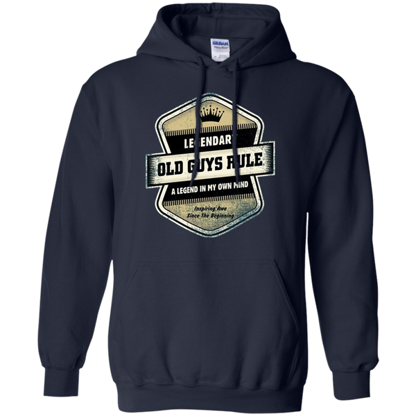 Guys Rule Men's Legendary Badge Pullover Hoodie