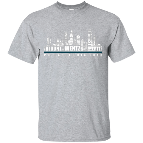 High quality CFanTstore 2018 Philadelphia Football Fly Eagles Fly City Skyline Cool Fan T-Shirt