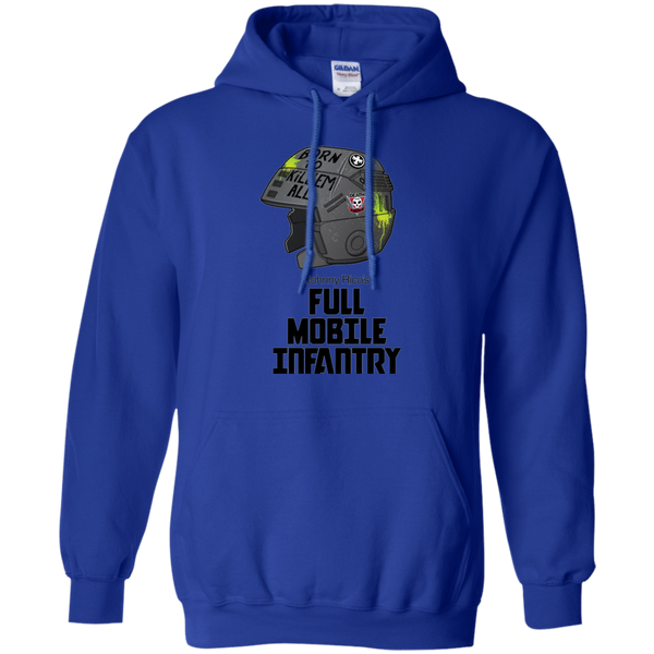 Born to kill head Johnny Rico Full Mobile Infantry Pullover Hoodie