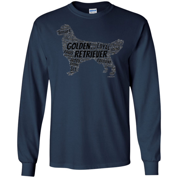 Retriever Word Art Dog Puppy Owner Gift long sleeve