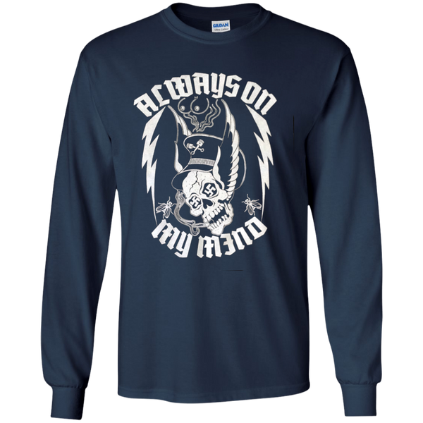 Acways On My Mind Skull Born to kill head funny Long T-Shirt