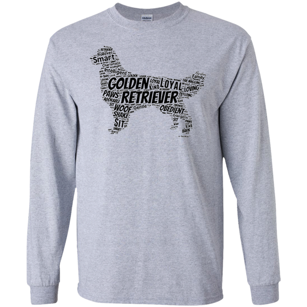 Retriever Word Art Dog Puppy Owner Gift long sleeve