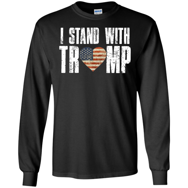 I Stand With Trump I Love Donald Trump Long Sleeves