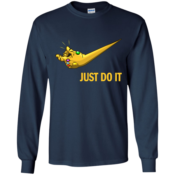 Just Do It Your Self Infinity War  Cotton Long Sleeves T-Shirt