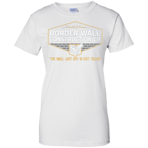 GunShowTees Men’s Donald Trump Border Wall Construction Company T-Shirt T-Shirt