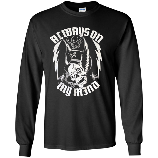 Acways On My Mind Skull Born to kill head funny Long T-Shirt