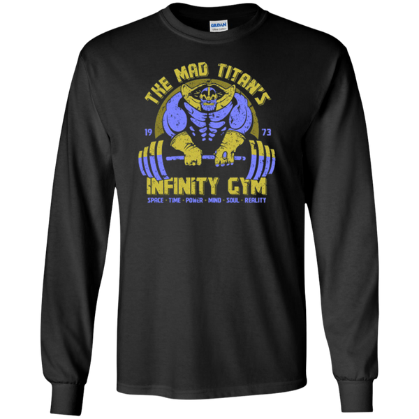 The Mad Titan's Infinitty Gym Space Time Power Mind Soul Reality Long T-Shirt
