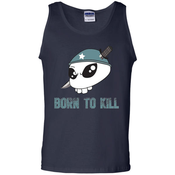 Born to kill head Funny Art Star Tank Top