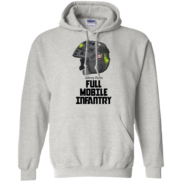 Born to kill head Johnny Rico Full Mobile Infantry Pullover Hoodie