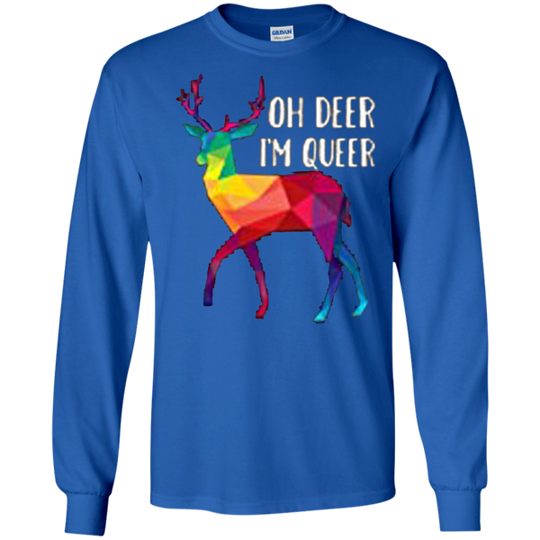 Oh Deer I'm Queer Funny Long Sleeves