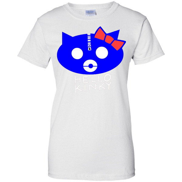 Hello Kinky Blue Black T-Shirt
