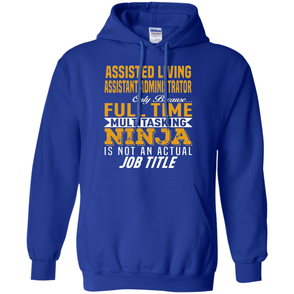 Assisted Living Assistant Administrator Multitasking Job Title Pullover Hoodie