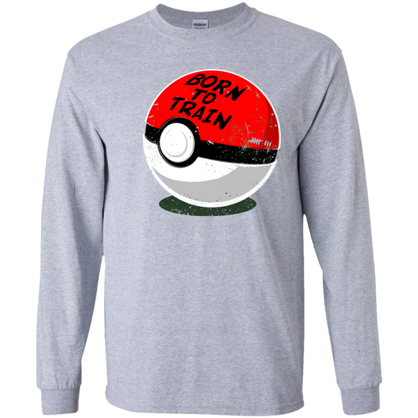 Born to kill Born toTrain Pokemon Pikachu Long T-Shirt