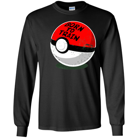 Born to kill Born toTrain Pokemon Pikachu Long T-Shirt