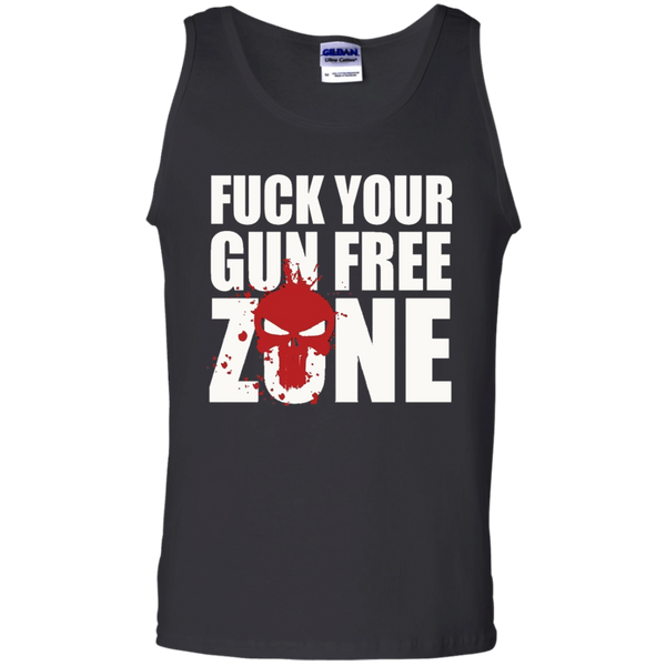 Discover Cool CSYBING Men's Fuck Your Gun Free Zone Tank Top