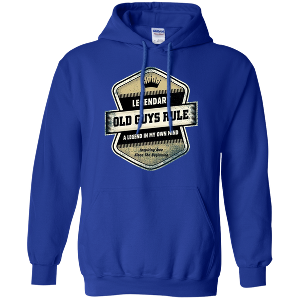 Guys Rule Men's Legendary Badge Pullover Hoodie