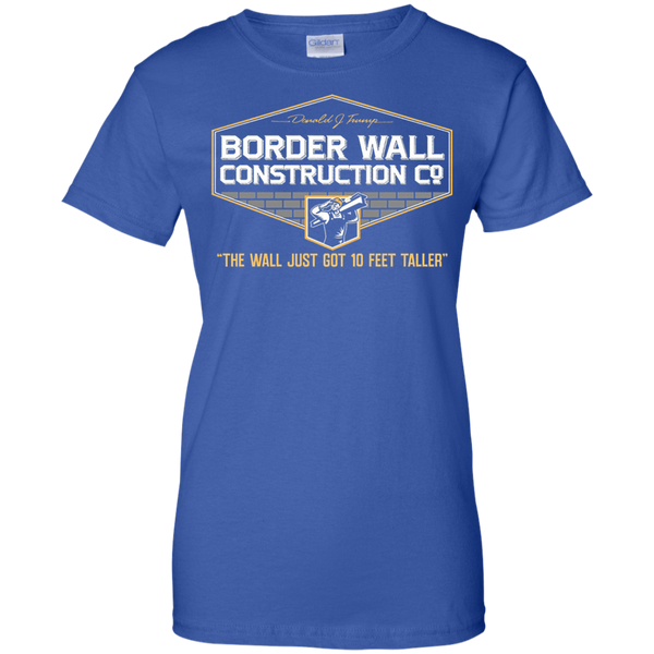 GunShowTees Men’s Donald Trump Border Wall Construction Company T-Shirt T-Shirt