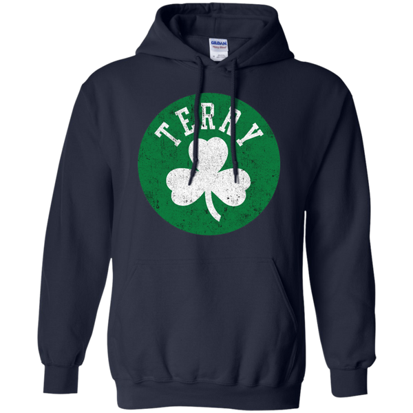 Scary Terry Clover Lucky Gift for Fun Pullover Hoodie