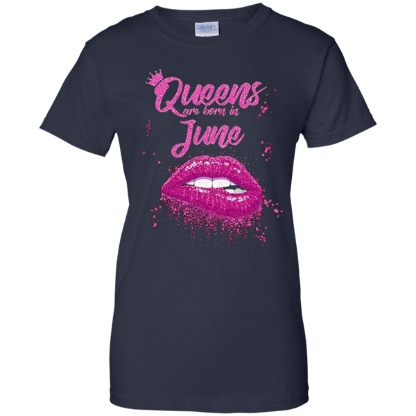 CCover your body with amazing CQueens Are Born In June Birthday T-Shirt for Black Women T-Shirt