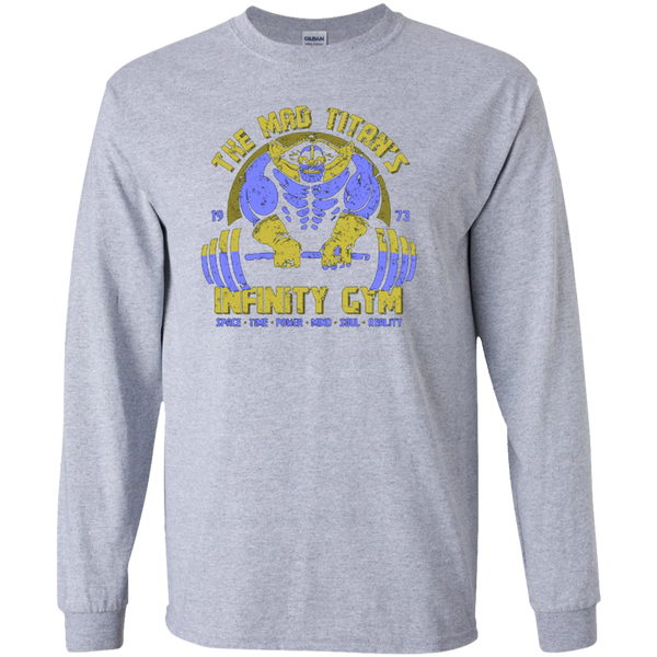 The Mad Titan's Infinitty Gym Space Time Power Mind Soul Reality Long T-Shirt