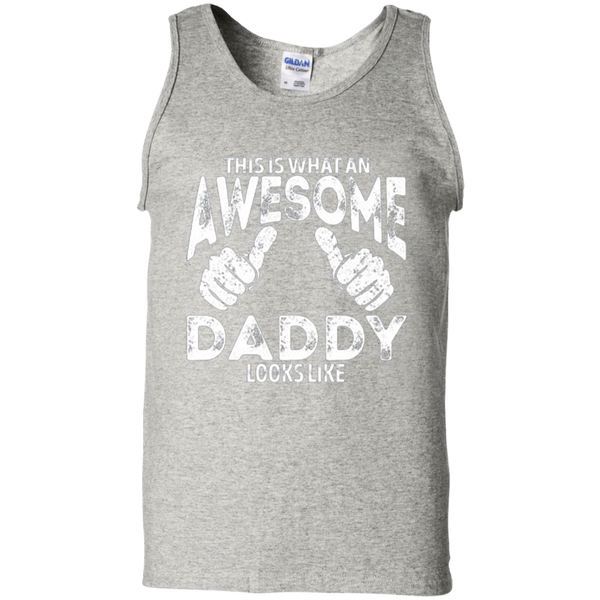 This is What an AWESOME DADDAY Look Like Gift for Dad Farther day Tank Top