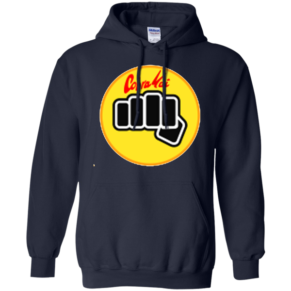 Cobra Kai Strike First Strike Hard No Mercy Hand Pullover Hoodie